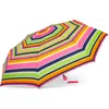 Shedrain Stripe Auto Open Compact Umbrella In Pink Stripe