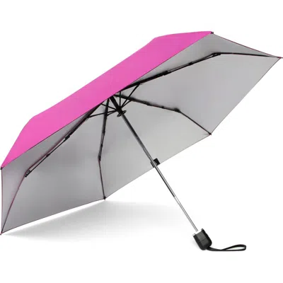 Shedrain Super Slim Auto Open Compact Umbrella In White