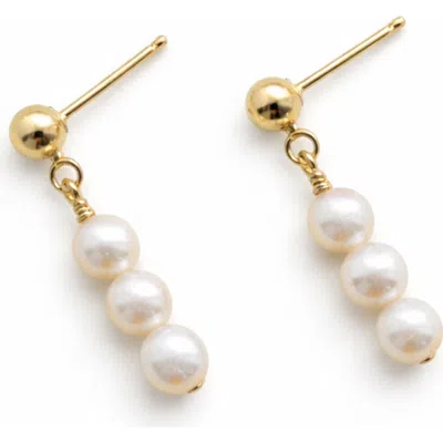 Sheena Marshall Jewelry Pearl Trio Earrings In Multi