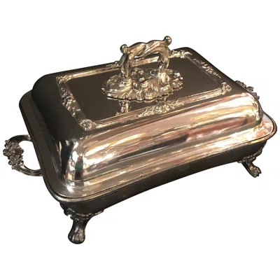 Pre-owned Sheffield Entree Dishes In Silver