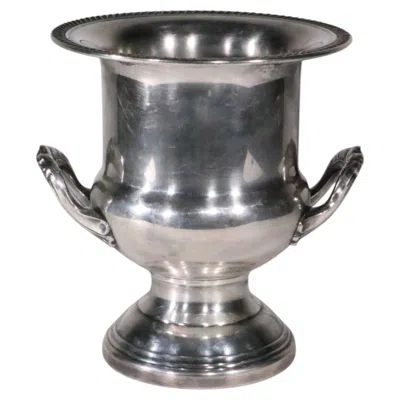 Pre-owned Sheffield Hollywood Regency Style Silver Plate Champagne Ice Bucket