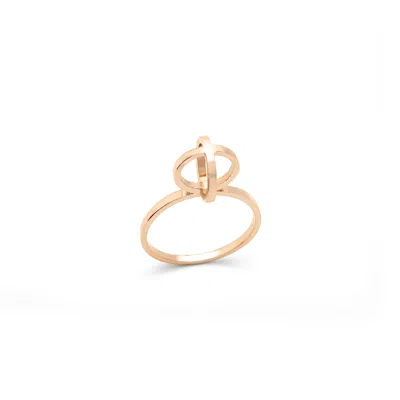 Sheida Farrokhi Women's Circle Ring - Solid Rose Gold