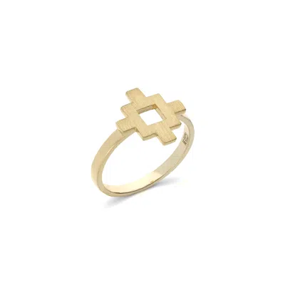 Sheida Farrokhi Women's Gold / Yellow Minimal Flower Ring - Solid Yellow Gold