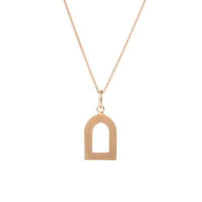 Sheida Farrokhi Women's Pink / Rose Gold Sahra Pendant - Solid Rose Gold