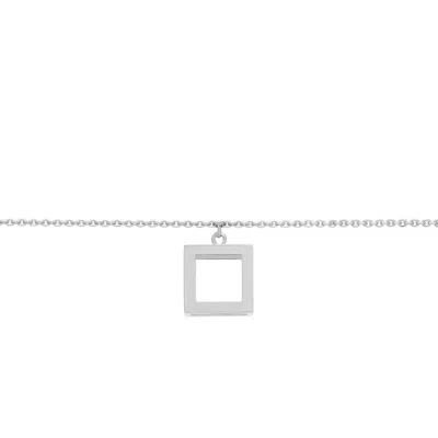 Sheida Farrokhi Women's Square Bracelet - Solid White Gold