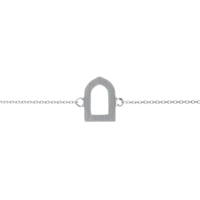 Sheida Farrokhi Women's White / Silver Sahra Bracelet - Solid White Gold In Multi
