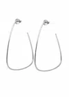 Sheila Fajl Women's Avery Hoops In Brushed Silver In Multi
