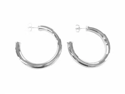 Sheila Fajl Women's Chantel Shiny Hoops Earrings In Silver