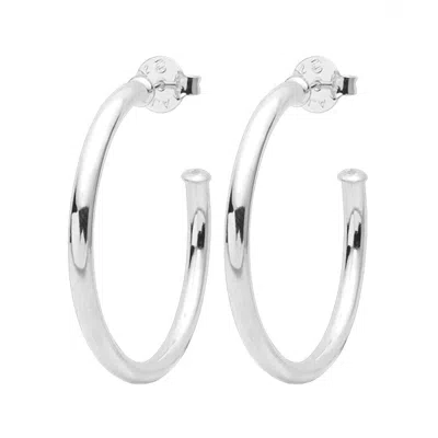 Sheila Fajl Women's Everybody's Favorite Small Hoops Earrings In Shiny Silver Plated In Multi