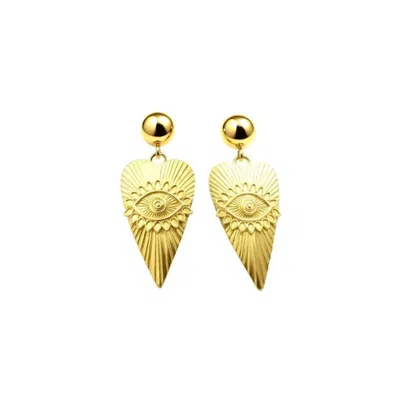 Sheila Fajl Women's Love Me Earrings In Shiny Gold