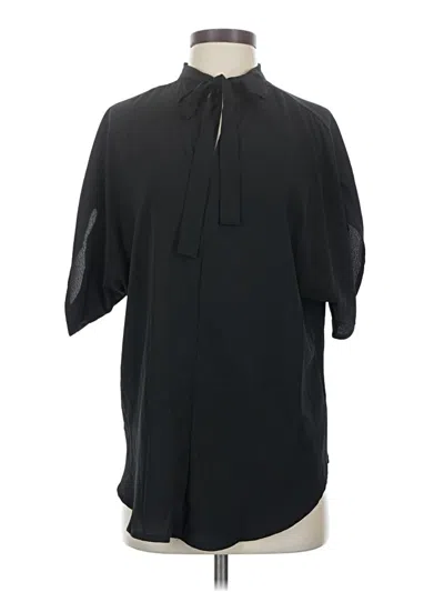 Pre-owned Shein 3/4 Sleeve Blouse In Black