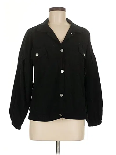 Pre-owned Shein 3/4 Sleeve Blouse In Black