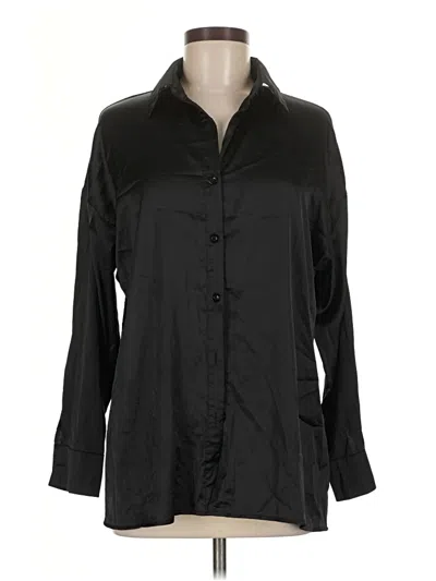 Pre-owned Shein 3/4 Sleeve Blouse In Black