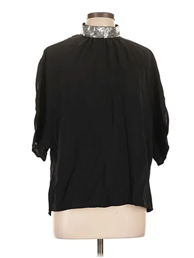 Pre-owned Shein 3/4 Sleeve Blouse In Black