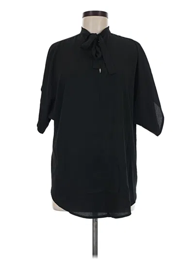 Pre-owned Shein 3/4 Sleeve Blouse In Black