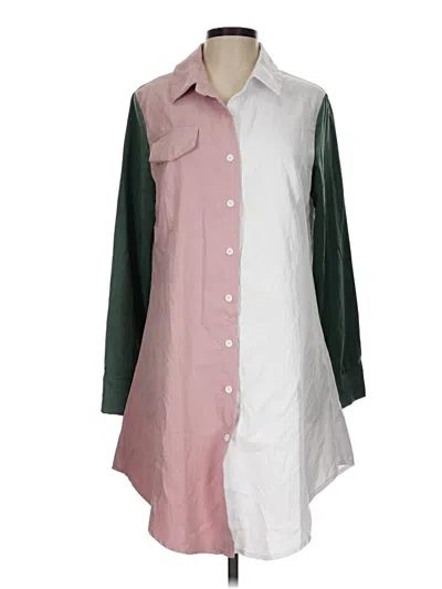 Pre-owned Shein 3/4 Sleeve Blouse In Green