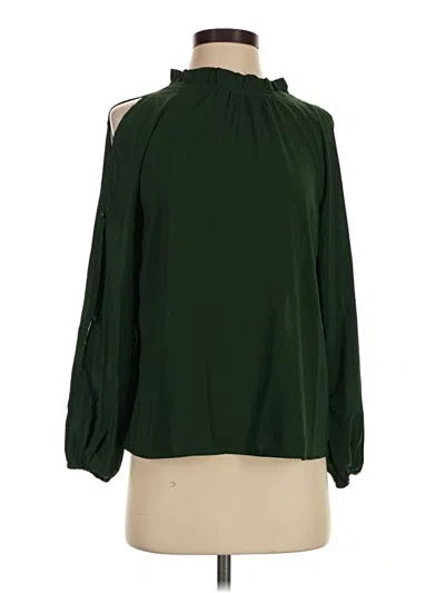 Pre-owned Shein 3/4 Sleeve Blouse In Green