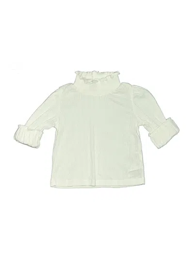 Pre-owned Shein Kids' 3/4 Sleeve Blouse In Ivory
