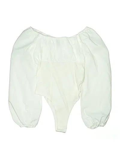 Pre-owned Shein 3/4 Sleeve Blouse In Ivory