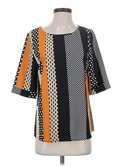 Pre-owned Shein 3/4 Sleeve Blouse In Orange