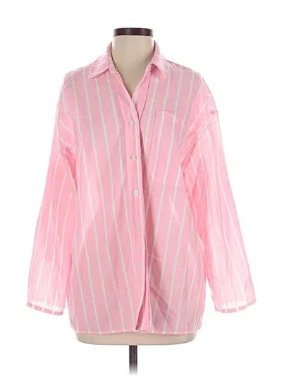 Pre-owned Shein 3/4 Sleeve Blouse In Pink