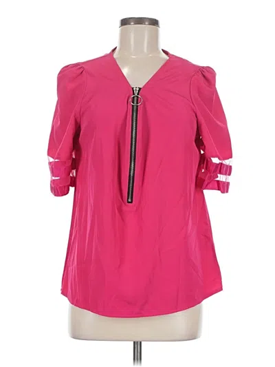 Pre-owned Shein 3/4 Sleeve Blouse In Pink
