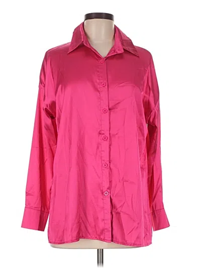 Pre-owned Shein 3/4 Sleeve Blouse In Pink