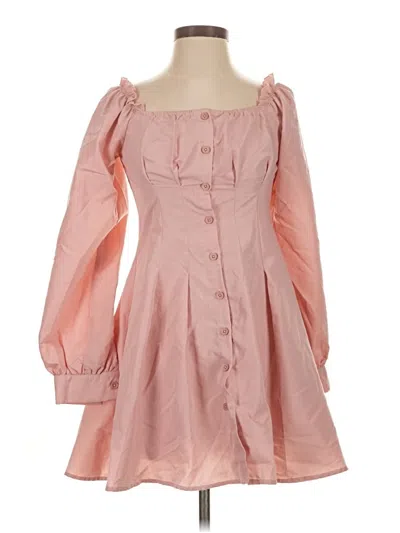 Pre-owned Shein 3/4 Sleeve Blouse In Pink