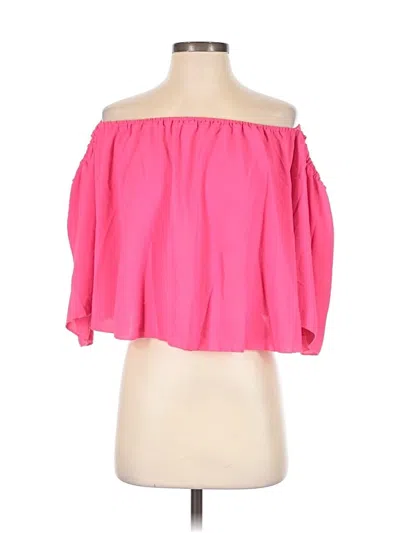 Pre-owned Shein 3/4 Sleeve Blouse In Pink