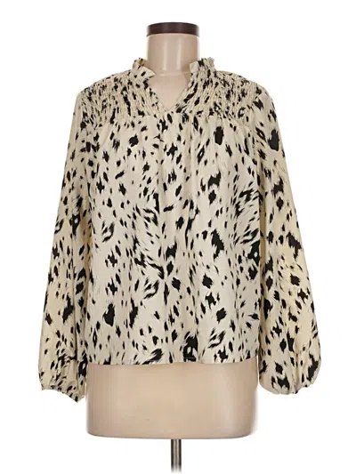 Pre-owned Shein 3/4 Sleeve Blouse In White