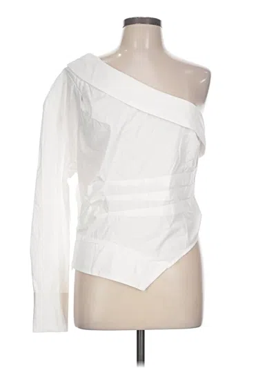 Shein 3/4 Sleeve Blouse In White