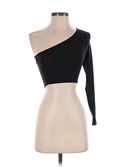 Pre-owned Shein 3/4 Sleeve T-shirt In Black