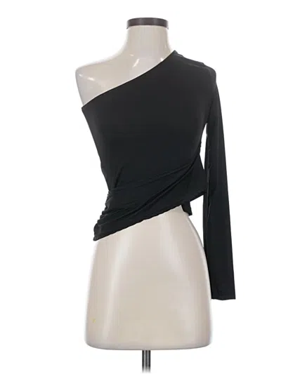 Pre-owned Shein 3/4 Sleeve T-shirt In Black