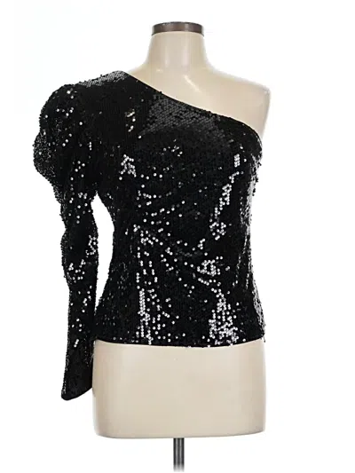 Pre-owned Shein 3/4 Sleeve T-shirt In Black