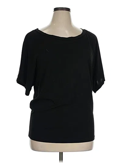 Pre-owned Shein 3/4 Sleeve T-shirt In Black