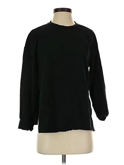Pre-owned Shein 3/4 Sleeve T-shirt In Black