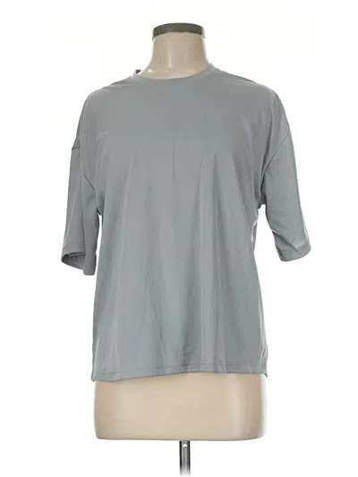 Pre-owned Shein 3/4 Sleeve T-shirt In Gray