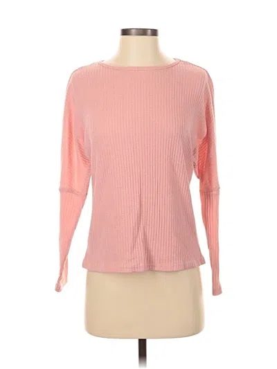 Pre-owned Shein 3/4 Sleeve T-shirt In Pink