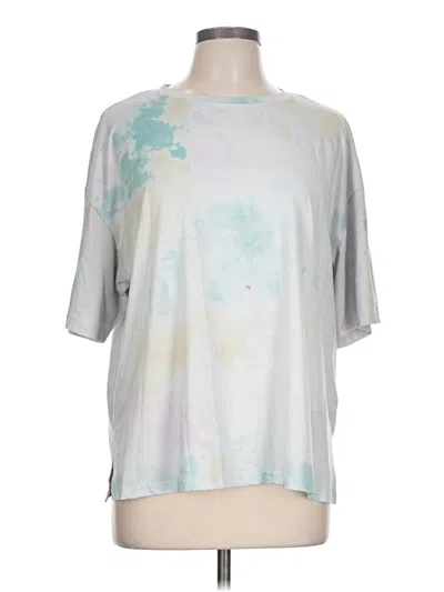 Pre-owned Shein 3/4 Sleeve T-shirt In Silver