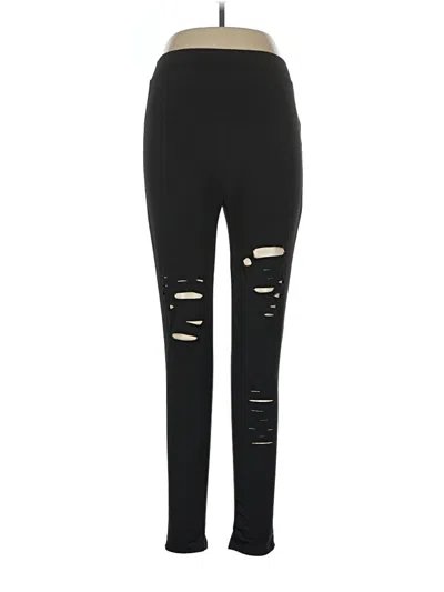 Pre-owned Shein Active Pants In Black