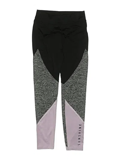 Pre-owned Shein Kids' Active Pants In Black