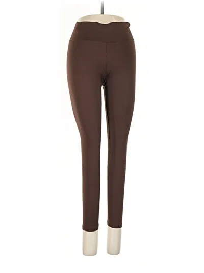 Pre-owned Shein Active Pants In Brown