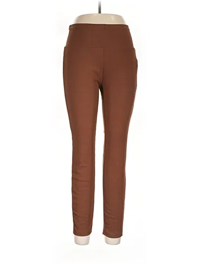 Pre-owned Shein Active Pants In Brown