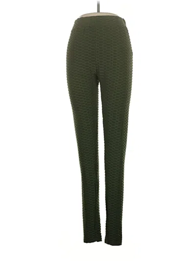 Pre-owned Shein Active Pants In Green