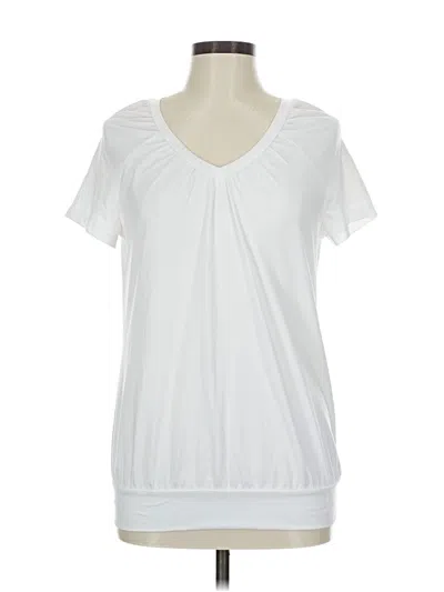 Pre-owned Shein Active T-shirt In White