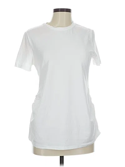 Pre-owned Shein Active T-shirt In White