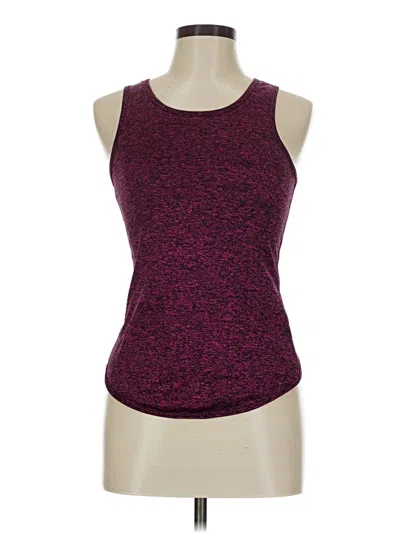 Pre-owned Shein Active Tank Top In Burgundy