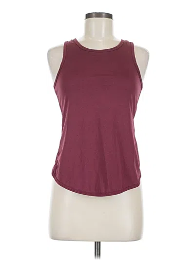 Pre-owned Shein Active Tank Top In Burgundy