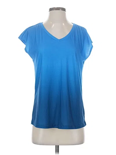 Pre-owned Shein Active T-shirt In Blue