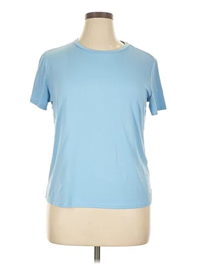 Pre-owned Shein Active T-shirt In Blue